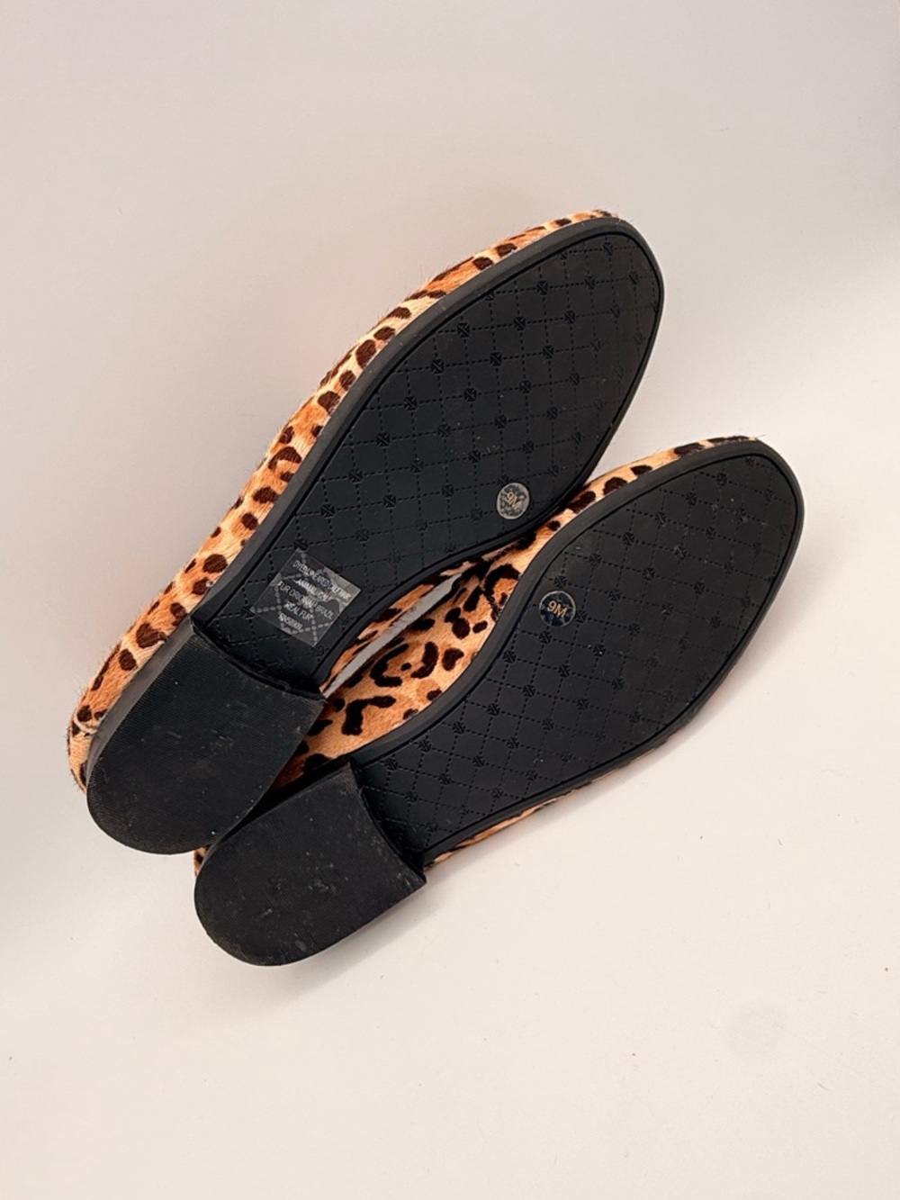 Antonio Melani Leopard Calf Hair Loafers Flats Women’s Size 9 - Picture 11 of 13